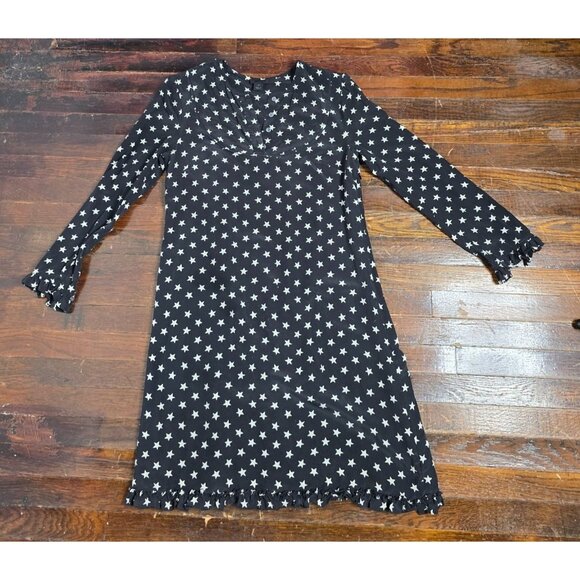 J. Crew Collection Star Print Dress Black Silk - Picture 15 of 15